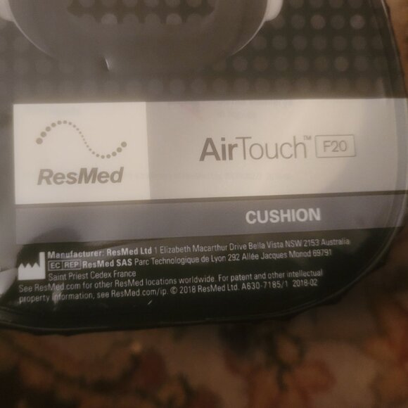 ResMed AirTouch F20 Full Memory Foam Cushion  ) Air Touch NWB - Picture 3 of 8